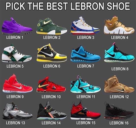 lebron james shoe collection